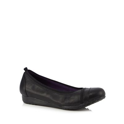 Black 'Rome' slip-on shoes